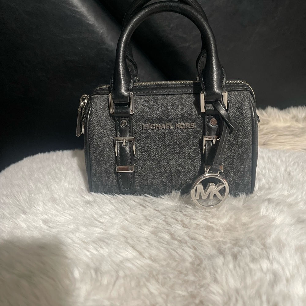 ‼️SOLD‼️Michael Kors Black and Gray Mini Bag Brand New!